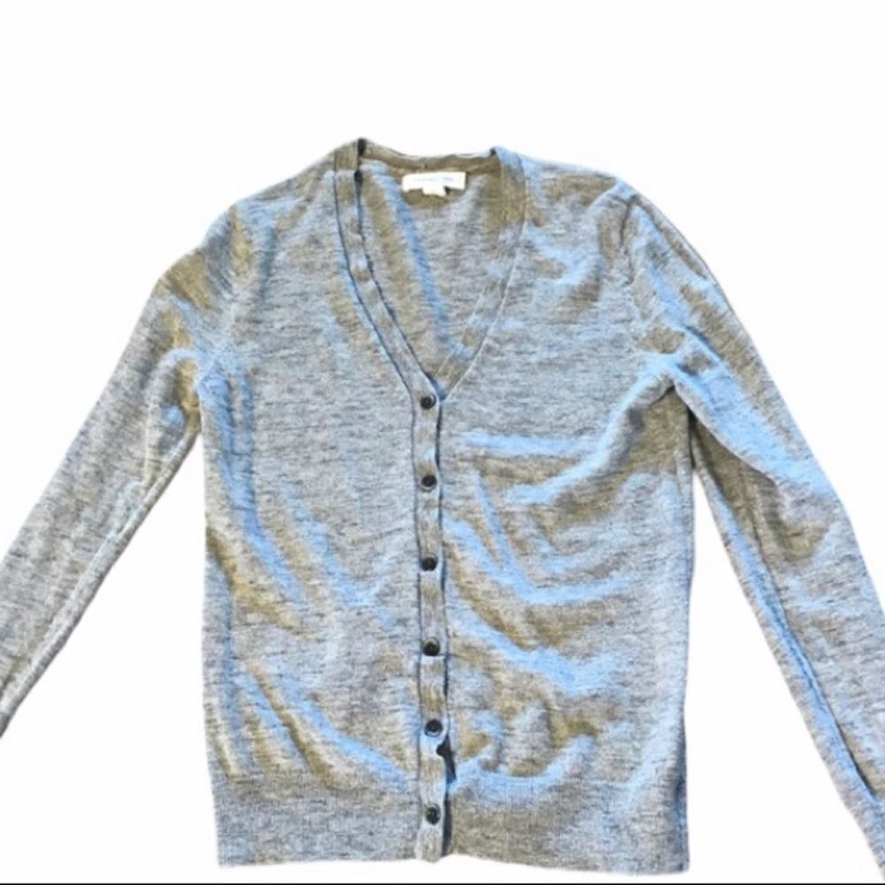 Treasure & Bond XS Grey Cotton/Wool Blend Sweater